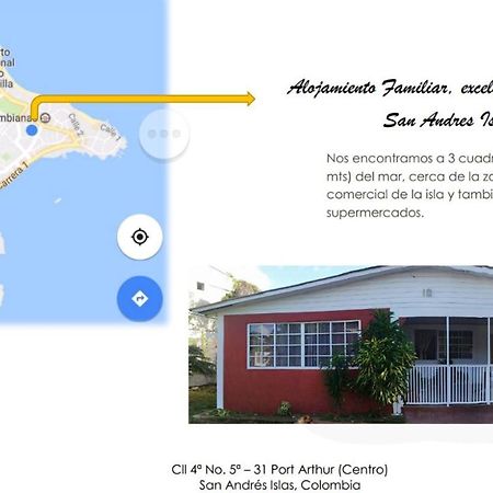 شقة Andy'S House San Andrés المظهر الخارجي الصورة